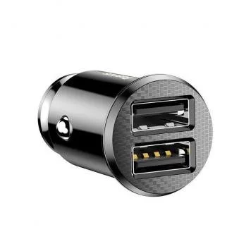 Автомобильное зарядное устройство Baseus Grain Car Charger CCALL-ML01 Black 5