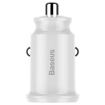 Автомобильное зарядное устройство Baseus Grain Car Charger CCALL-ML02 White 2