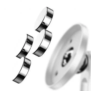Автомобильный держатель Baseus Hollow Magnetic Car Mount Holder with clamping function SULK-0S Silver 4