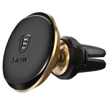 Автомобильный держатель BASEUS Magnetic Air SUGX-A0V Gold 2
