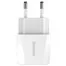 Адаптер питания Baseus на 2 USB 2.1A 10,5W с быстрой зарядкой CCALL-MN02 White EU 2