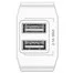 Адаптер питания Baseus на 2 USB 2.1A 10,5W с быстрой зарядкой CCALL-MN02 White EU 3