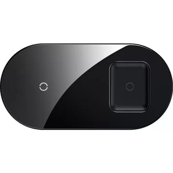 Беспроводное зарядное устройство Baseus Simple 2in1 18W WXJK-01 Black 1