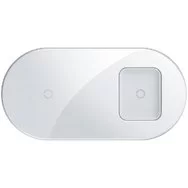 Беспроводное зарядное устройство Baseus Simple 2in1 18W WXJK-02 White