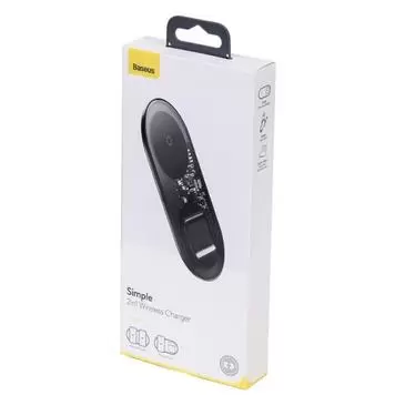Беспроводное зарядное устройство Baseus Simple 2in1 18W WXJK-A01 Black