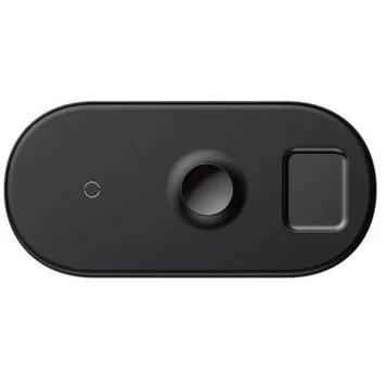 Беспроводное зарядное устройство Baseus Smart 3in1 Wireless Charger For Phone+Watch+Pods (18W MAX) WX3IN1-C01 Black 1