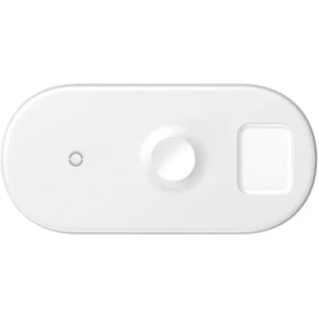 Беспроводное зарядное устройство Baseus Smart 3in1 Wireless Charger For Phone+Watch+Pods (18W MAX) WX3IN1-C02 White 1