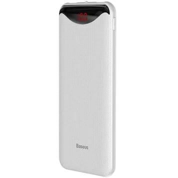 Беспроводной внешний аккумулятор Baseus Gentleman Digital Display Powerbank 10000mAh PPLN-A02 White 1