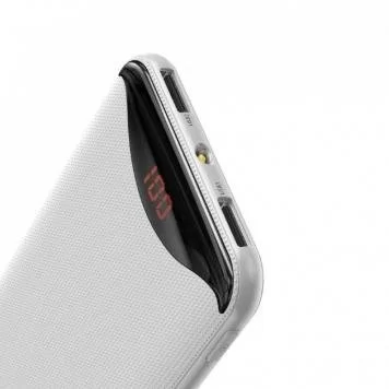 Беспроводной внешний аккумулятор Baseus Gentleman Digital Display Powerbank 10000mAh PPLN-A02 White 3