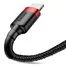 Кабель Baseus cafule Cable USB For lightning 2.4A 1M CALKLF-B19 Red Black 3