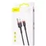 Кабель Baseus cafule Cable USB For lightning 2.4A 1M CALKLF-B19 Red Black