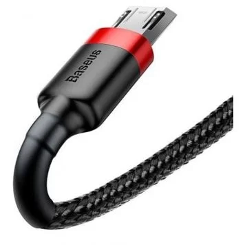 Кабель Baseus cafule Cable USB For Micro 2.4A 1M CAMKLF-B91 Red Black 2