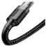 Кабель Baseus cafule Cable USB For Micro 2.4A 1M CAMKLF-BG1 Gray Black 2