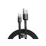 Кабель Baseus cafule Cable USB For Type-C 3A 1M CATKLF-BG1 Gray Black 1