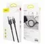 Кабель Baseus cafule Cable USB For Type-C 3A 1M CATKLF-BG1 Gray Black