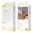 Кабель Baseus Mini White Cable USB For iP 2.4A 1m CALSW-02 White