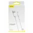 Кабель Baseus Mini White Cable USB For Micro 2.4A 1m CAMSW-02 White