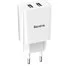 Сетевое зарядное устройство Baseus Speed Mini Dual U Charger 10.5W CCFS-R02 White EU 1