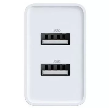 Сетевое зарядное устройство Baseus Speed Mini Dual U Charger 10.5W CCFS-R02 White EU 3