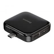 Хаб Baseus Fully Folded Portable 4-in-1 Type-C to 4xUSB2.0 CAHUB-DW01 Black