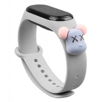 Ремешок Cartoon Heroes Mi Band 5 Gray 2