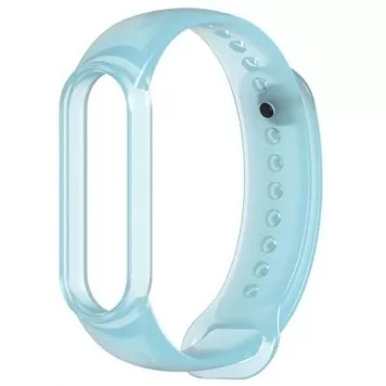 Ремешок Clear Soft Matt Mi Band 5 Blue 1