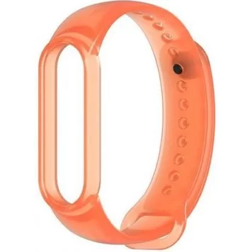 Ремешок Clear Soft Matt Mi Band 5 Orange 1
