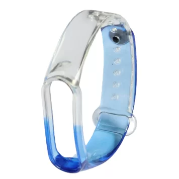Ремешок Neon Clear Mi Band 5 Blue 2