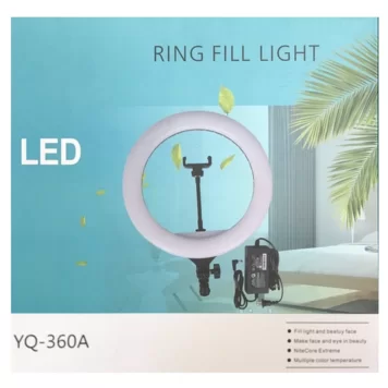 Кольцевая лампа YQ360A 36 см 3