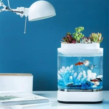 Аква-ферма Xiaomi Descriptive Geometry Mini Lazy Fish Tank HF-JHYG005 2