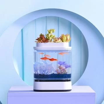Аква-ферма Xiaomi Descriptive Geometry Mini Lazy Fish Tank HF-JHYG005 3