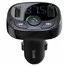 FM модулятор Bluetooth Baseus FM Launcher Standart Edition 2.4A 2USB CCTM-01 Black 1