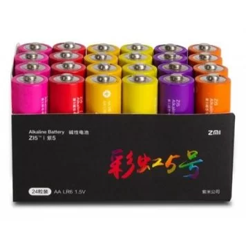 Батарейки алкалиновые ZMI Rainbow ZI5 AA LR6 (24шт) 1