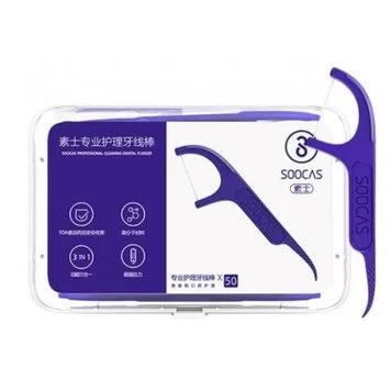 Зубная нить Xiaomi Mijia 50pcs box Daily Tooth Cleaning Professional Dental Floss Testing Food Grade Fast Ship D1 1