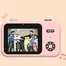 Детский цифровой фотоаппарат HRS X17 с селфи камерой pink 2