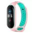 Ремешок Nike с кнопкой для Mi band 5 Pink green 1