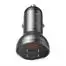 Автомобильное зарядное устройство Baseus Digital Display Dual USB 4.8A Car Charger 24W CCBX-0S Gray 1
