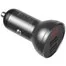 Автомобильное зарядное устройство Baseus Digital Display Dual USB 4.8A Car Charger 24W CCBX-0S Gray 2
