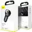 Автомобильное зарядное устройство Baseus Digital Display Dual USB 4.8A Car Charger 24W CCBX-0S Gray 3