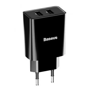 Сетевое зарядное устройство Baseus Speed Mini Dual U Charger 10.5W CCFS-R01 Black EU 3