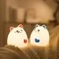 Ночник силиконовый котик 3 2