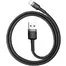 Кабель Baseus cafule Cable USB For Lightning 2.4A 1M CALKLF-BG1 Gray Black 2