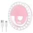 Селфи-лампа прищепка для смартфона RK12 Pink