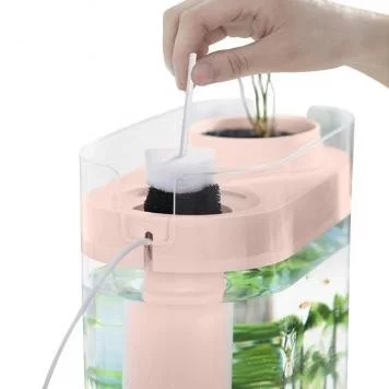 Аква-ферма Xiaomi Descriptive Geometry Amphibious Fish Tank HF-JHYGQC001 Pink 2