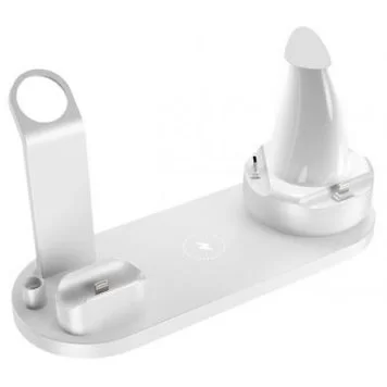 Беспроводная зарядка WS7 6in1 White 1