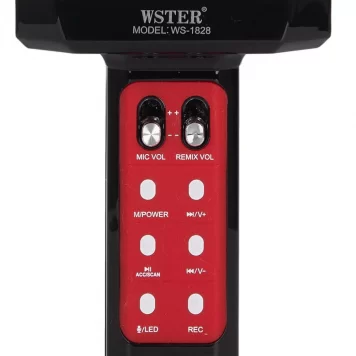 Караоке-микрофон Wster WS-1828 Original Black 3