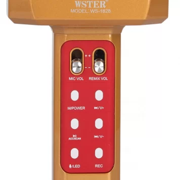 Караоке-микрофон Wster WS-1828 Original Gold 3