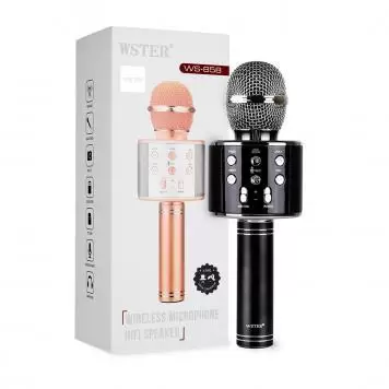 Караоке-микрофон Wster WS-858 Original Black 3