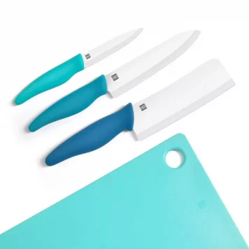 Набор ножей c разделочной доской Xiaomi Huohou Ceramic Knife Chopping Block Kit HU0020 3