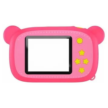 Детский фотоаппарат ZUP Childrens Fun Camera Bear pink 2